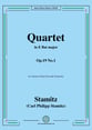Quartet in E flat Major,Op.19 No.1,for Clarinet,Vln,Vla and VC P.O.D cover
